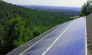 Solar array on home on Sugarloaf Mountain.